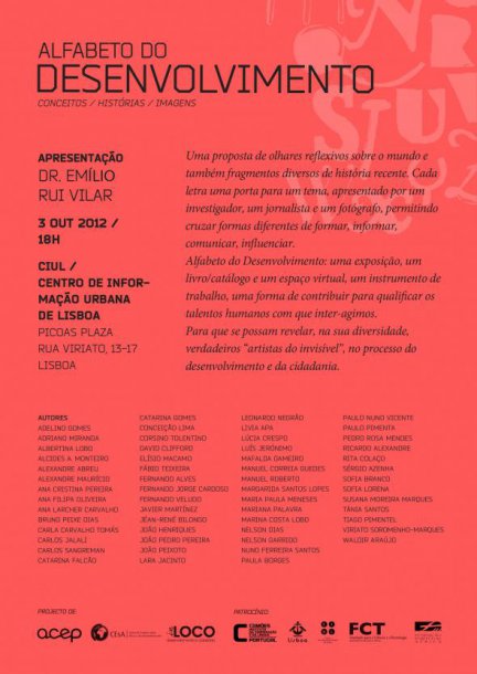 alfabeto do desenvolvimento