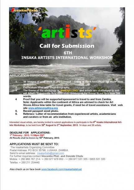 zambia artists call