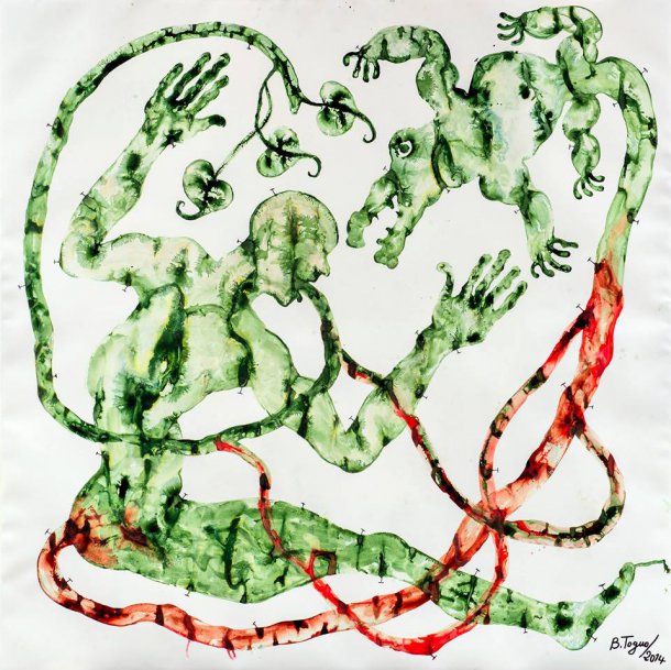 Peça de Barthélémy Toguo na Art Basel