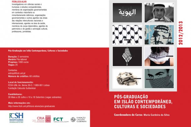 pós-graduação em Islão contemporâneo, culturas e sociedades