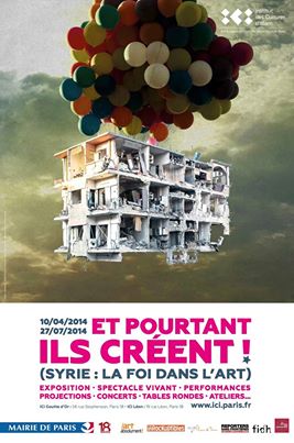 Cartaz da exposição no Institut des Cultures d´Islam