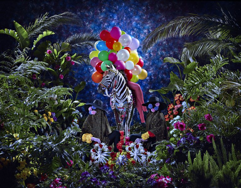 The Night of the Long Knives III, 2013 Archival inkjet print on Photograph Baryta Edition  of 5 202 x 157 cm  Cortesia Athi Patra Ruga e Whatiftheworld Gallery