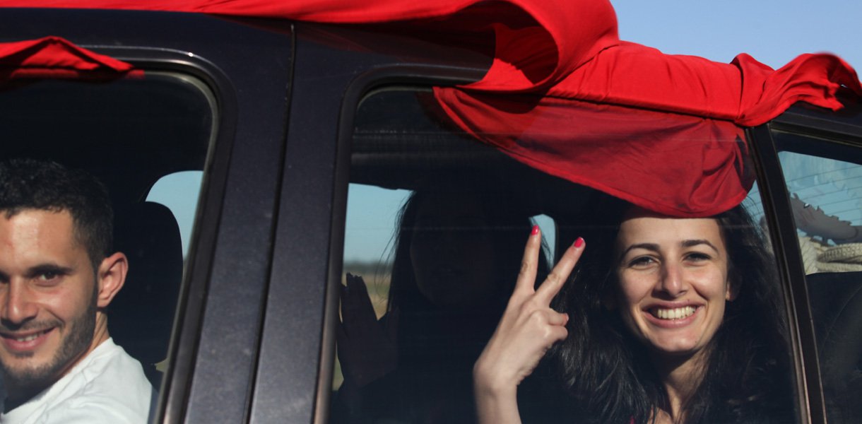  Ons Abid, “Victory” (da série “Tunisian Revolution”), 2011