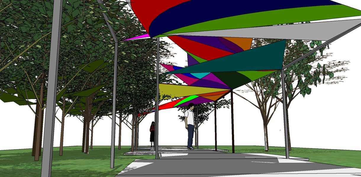 Vistas internas do projeto de design “O Passadiço”, feito por Marcelo Jácome.